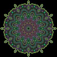 mandala art pour modèle ancien Contexte vecteur