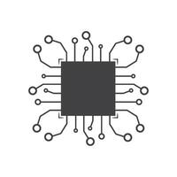 La technologie circuit conception illustration. vecteur