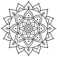 esprit relaxant coloration page mandala pour adultes coloration page mandala pour adultes coloration mandala vecteur