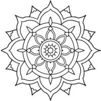 esprit relaxant coloration page mandala pour adultes coloration page mandala pour adultes coloration mandala vecteur