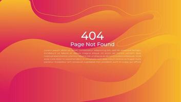 erreur 404 page introuvable en arrière-plan. vecteur