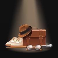 Gentleman Accessoires Set vecteur