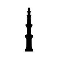 illustration de une mosquée la tour vecteur