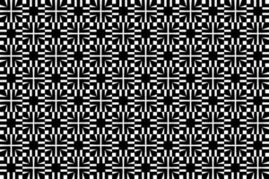 abstrait sans couture répéter modèle. noir et blanc sans couture géométrique textile modèle. abstrait mosaïque tuile fond d'écran décor. vecteur