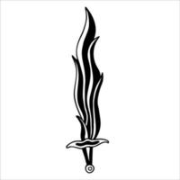 illustration vectorielle. épée du saint archange michael vecteur