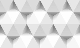 triangles de papier et modèle sans couture d'hexagones. 3d abstract vector texture géométrique d'illustration triangulaire, hexagonale et étoiles.monochrome avec des formes géométriques