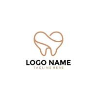 dentaire luxe logo conception modèle 3 vecteur