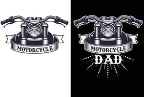 conception de t-shirt de moto vecteur