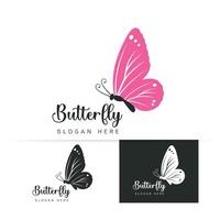 stylisé image de papillon logo icône modèle isolé illustration vecteur