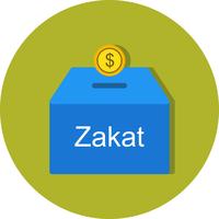 Icône de vecteur de zakat