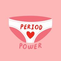 menstruation caractères carte. menstruel cycle citation, périodes caractères pour carte, bannière, affiche, autocollant, femelle de motivation en disant. vecteur