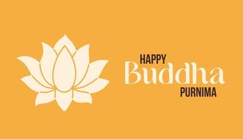 content vesak jour, Bouddha Purnima vœux salutations illustration. pouvez être utilisé pour affiches, bannières, salutations, et impression conception. vecteur