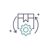 inventaire optimisation icône conception vecteur