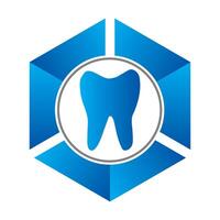 dentaire ou dentiste logo icône modèle vecteur