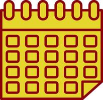 calendrier ancien icône conception vecteur