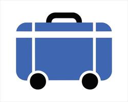 Voyage bagage icône vecteur