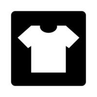 T-shirt boîte icône. vêtements. vecteur