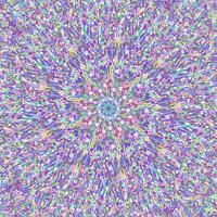 géométrique hypnotique abstrait circulaire mosaïque fleur Contexte conception vecteur