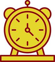 alarme l'horloge ancien icône conception vecteur