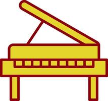 piano ancien icône conception vecteur