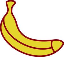 banane ancien icône conception vecteur
