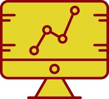 Statistiques ancien icône conception vecteur