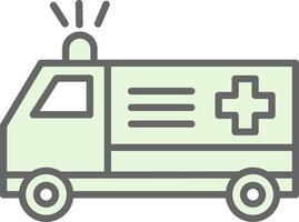 ambulance fillay icône conception vecteur