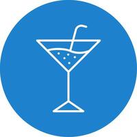 martini multi Couleur cercle icône vecteur