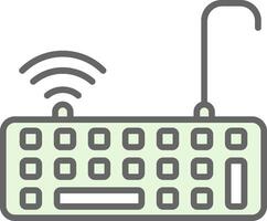 clavier fillay icône conception vecteur