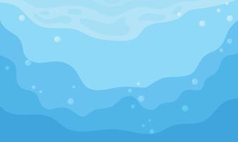 Contexte scène de bleu océan conception vecteur