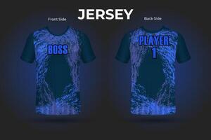 Jersey conception sublimation t chemise modèle vecteur