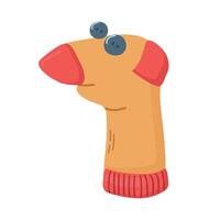 chaussette fantoche icône clipart avatar logotype isolé illustration vecteur