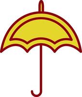 parapluie ancien icône conception vecteur