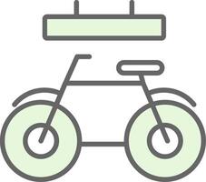 bicyclette fillay icône conception vecteur