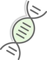 ADN fillay icône conception vecteur