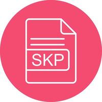 skp fichier format multi Couleur cercle icône vecteur