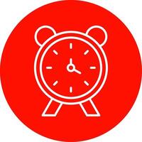 alarme l'horloge multi Couleur cercle icône vecteur