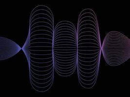 fond ondulé, fond de ligne d'onde, conception de spectre vecteur