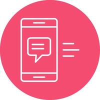 mobile app multi Couleur cercle icône vecteur