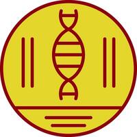 ADN brin ancien icône conception vecteur