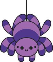 mignonne araignée dessin animé illustration vecteur