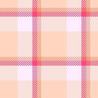 en tissu tartan sans couture de plaid vérifier Contexte avec une texture textile modèle. vecteur