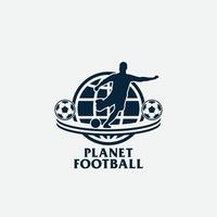 planète Football logo vecteur