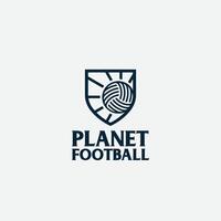 planète Football logo vecteur