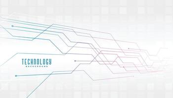 abstrait La technologie circuit lignes diagramme Contexte conception vecteur