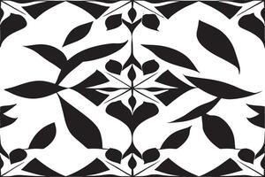 noir et blanc image de sans couture modèle pour Contexte ou texture vecteur