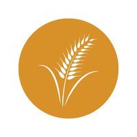 blé logo dans cercle vecteur