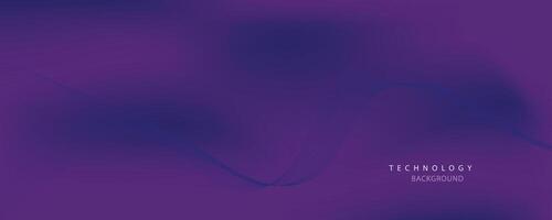 violet Contexte avec écoulement vague lignes. futuriste La technologie concept. illustration vecteur