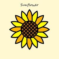 le tournesol illustration vecteur