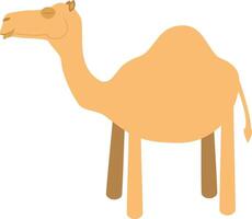 mignonne dessin animé chameau illustration vecteur